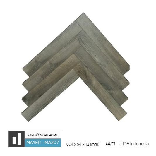  Sàn gỗ Mayer xương cá siêu chịu nước MA207
