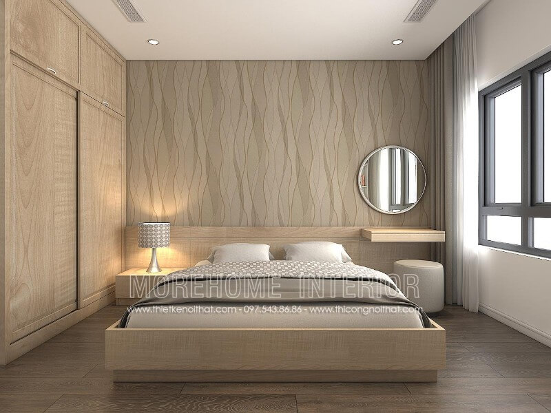 Giường ngủ chung cư gỗ công nghiệp Giường ngủ chung cư gỗ công nghiệp