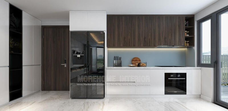 Nội thất phòng bếp sang trọng và tiện nghi với mẫu tủ bếp cao cấp Tủ bếp đẹp