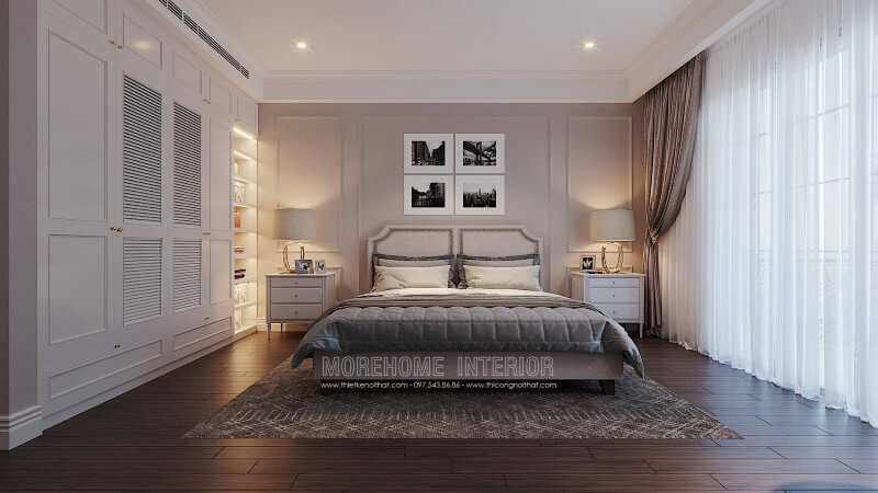 Mẫu thiết kế nội thất phòng ngủ sang trọng