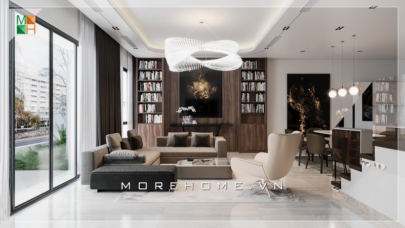 Ấn tượng với không gian phòng khách chung cư, nhà phố, biệt thự sang trọng hiện đại