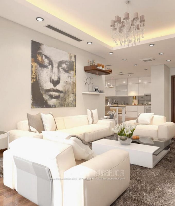 Bàn trà MH-HD004 gỗ công nghiệp trang trí chung cư đơn giản