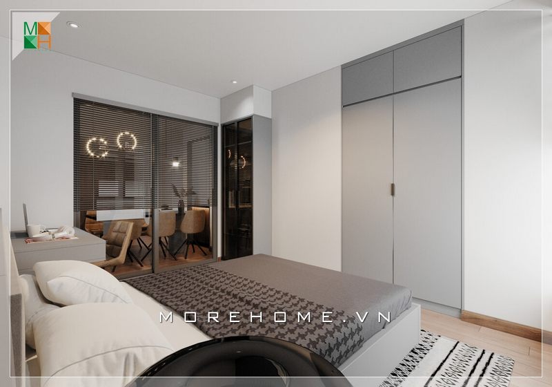 Gợi ý thiết kế nội thất phòng ngủ gam màu lạnh cho chung cư, nhà phố, biệt thự hiện đại