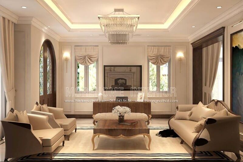 và tinh tế.
Sofa văng tân cổ điển được làm theo phong cách cổ điển, có thể uốn cong theo những đường nét tinh tế, sẽ giúp không gian tiếp khách của bạn trở nên sang trọng và đẳng cấp hơn.